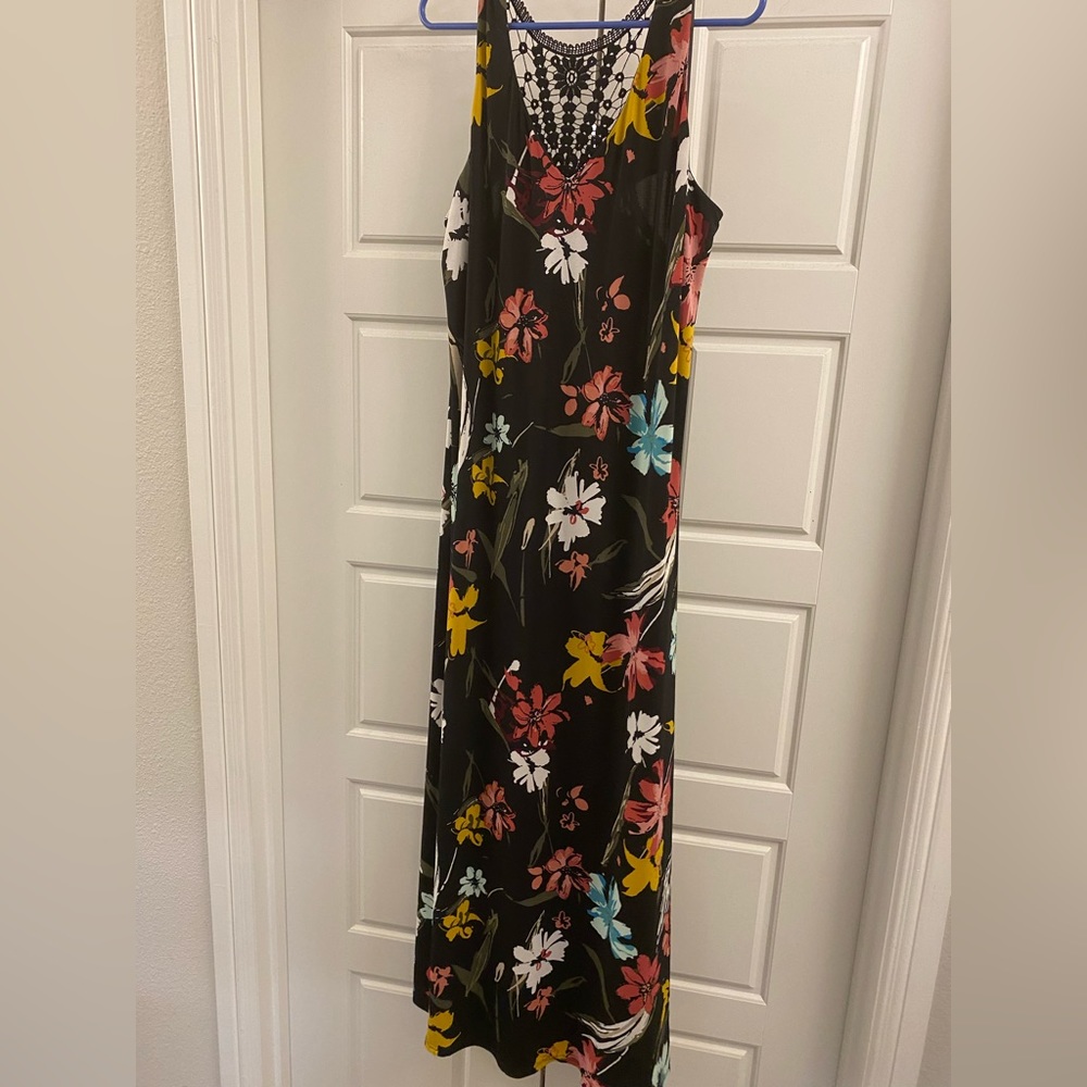 Floral mid length dress